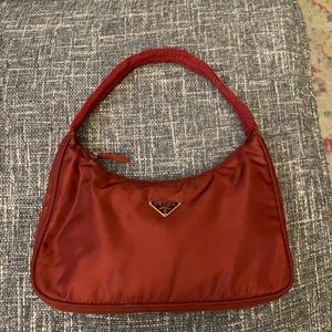 Red Nylon Prada Bag